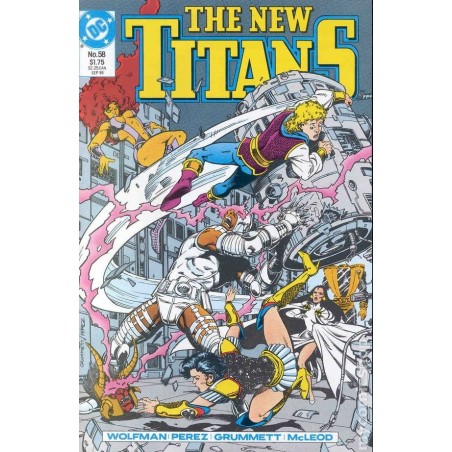 New Teen Titans 1984 2nd Series Nro 58