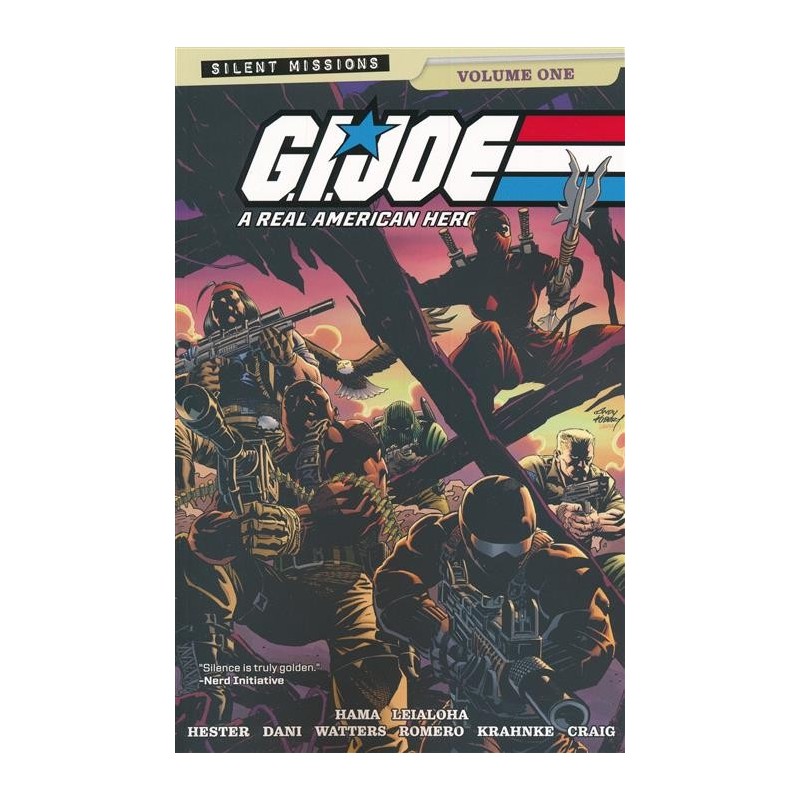 Gi Joe A Real American Hero the Silent Missions TP Kubert & Martin CVR