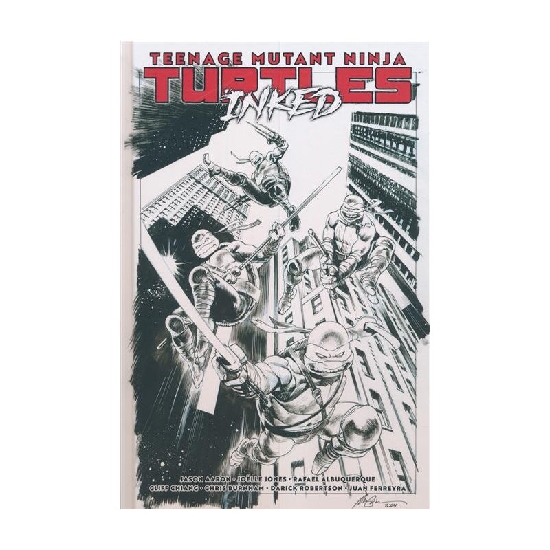 Teenage Mutant Ninja Turtles HC Vol 01 Return to New York Inked DLX Ed