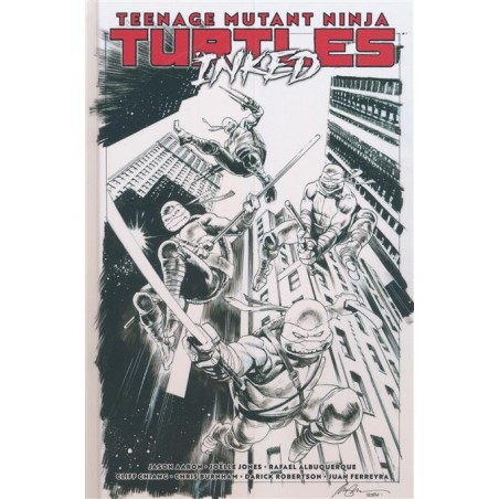 Teenage Mutant Ninja Turtles HC Vol 01 Return to New York Inked DLX Ed