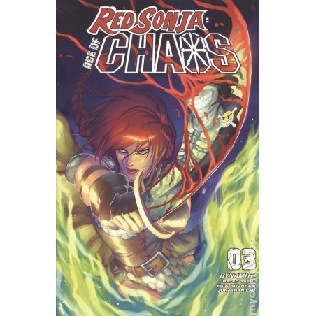 Red Sonja Age of Chaos 2020 Dynamite Nro 3N