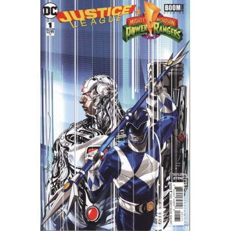 Justice League Power Rangers (2016) 1C