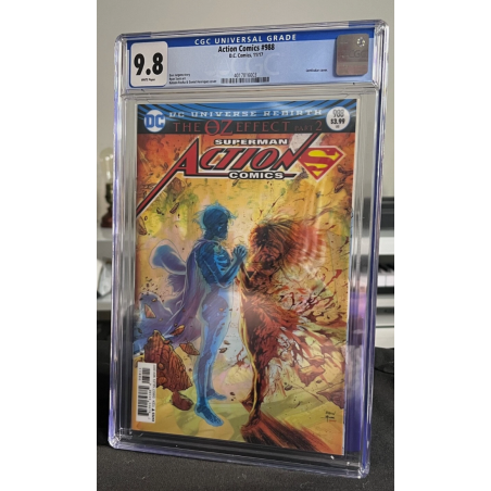 CGC 9.8 MINT Action Comics 988 DC Rebirth The Oz Effect Part 2 Superman