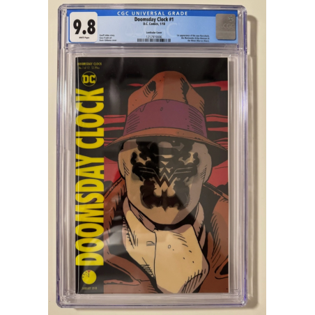 Doomsday Clock 1 CGC 9.8 Lenticular Variant Dave Gibbons Cover DC Comics