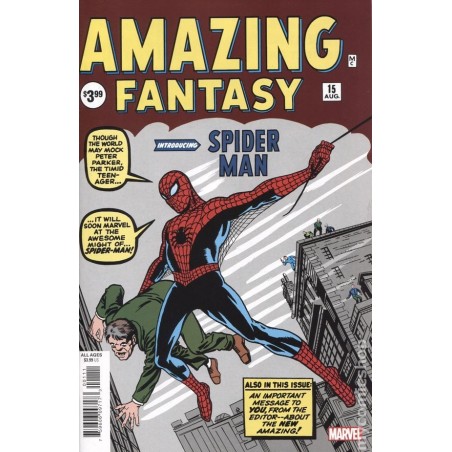 Amazing Fantasy Facsimile Edition (2019 Marvel) 15A