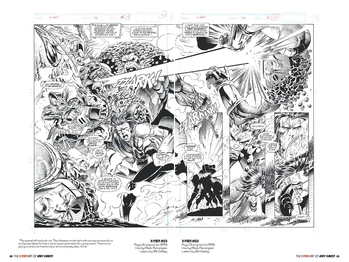 The marvel art andy kubert