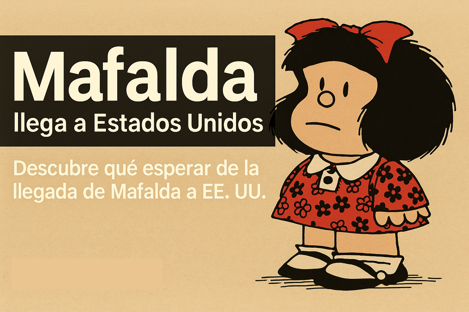 Mafalda se editara por primera vez en Estados Unidos: ¿es el “Charlie Brown con socialismo” de América Latina?