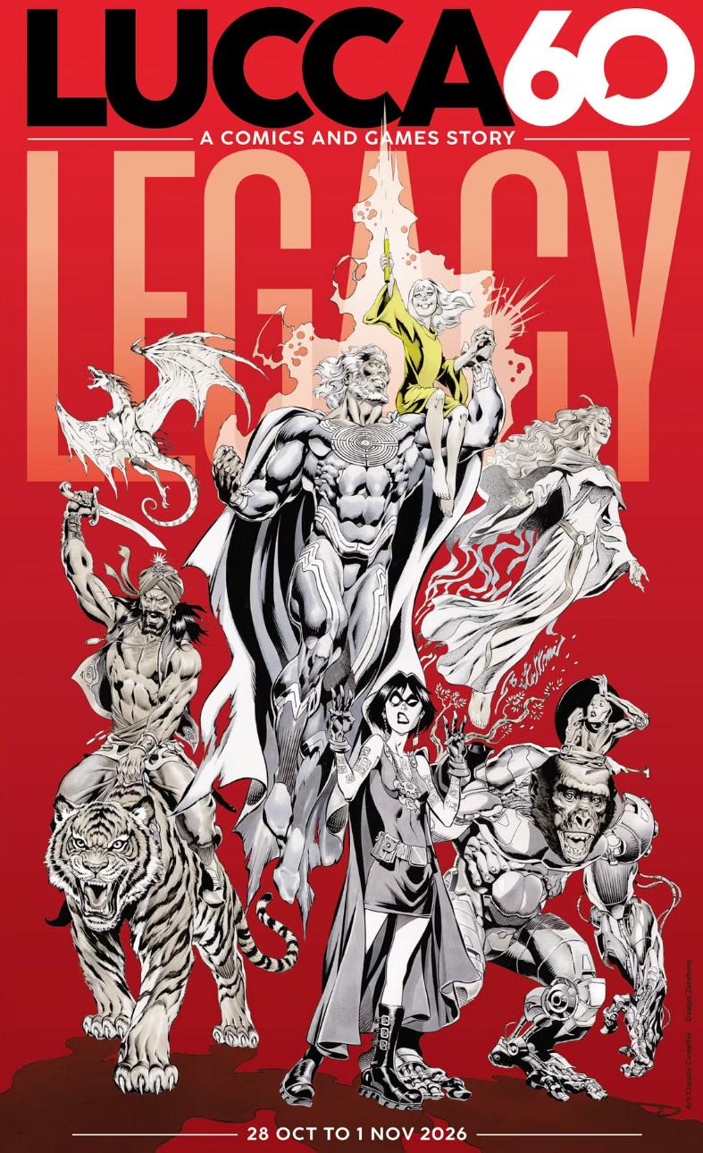 Lucca Comics & Games 2026 celebra 60 años y revive un gran premio