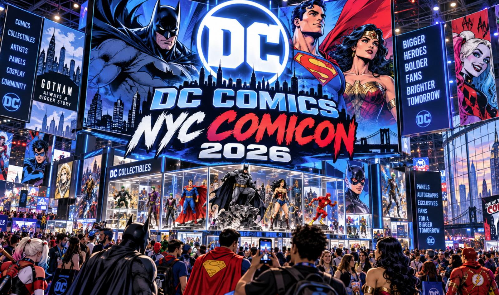 DC en la NYCC 2026: todos los anuncios y nuevos cómics