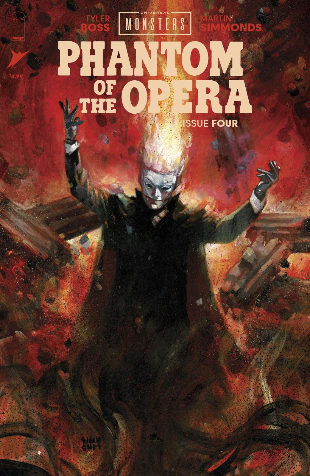 El Fantasma de la ópera cómic borra el romance y revela un crimen oscuro